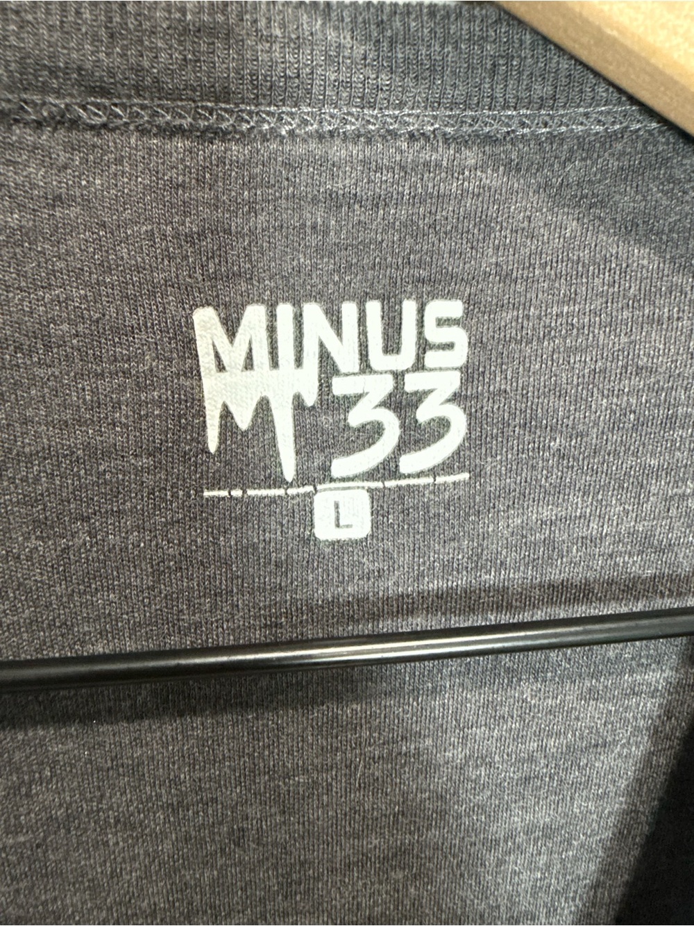 Minus33 Merino Wool Long Sleeve Crewneck Base Layer Gray Men’s L - Picture 5 of 9